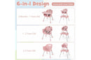 Costway convertible high chair configurations