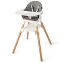 Costway 6-in-1 convertible baby high chair
