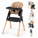 Costway 7-in-1 convertible foldable baby high chair