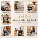 Costway 7-in-1 convertible high chair configurations