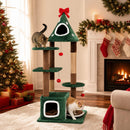 137 cm Festive Cat Tower with Two Condos and Cushion – view 2