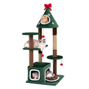 137 cm Festive Cat Tower with Two Condos and Cushion – view 3