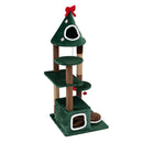 137 cm Festive Cat Tower with Two Condos and Cushion – view 4