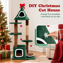 137 cm Festive Cat Tower with Two Condos and Cushion – view 7