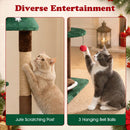 137 cm Festive Cat Tower with Two Condos and Cushion – view 10