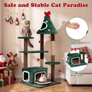 137 cm Festive Cat Tower with Two Condos and Cushion – view 11