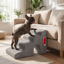 Four-Tier Foam Pet Steps with Tunnel and Washable Cover – view 2