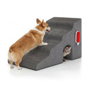 Four-Tier Foam Pet Steps with Tunnel and Washable Cover – view 3