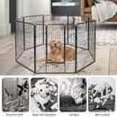 8-Panel Metal Pet Playpen with Latching Gate – view 7