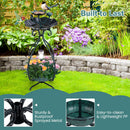 Solar Bird Bath and Feeder with Flower Planter – 18593 – image 9
