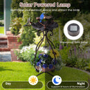 Solar Bird Bath and Feeder with Flower Planter – 18594 – image 6