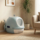 Helicopter-Style Covered Cat Litter Box with Pull-Out Tray – view 1