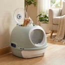 Helicopter-Style Covered Cat Litter Box with Pull-Out Tray – view 2
