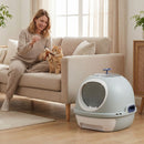 Helicopter-Style Covered Cat Litter Box with Pull-Out Tray – view 6