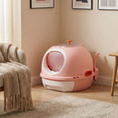 Helicopter-Style Covered Cat Litter Box with Pull-Out Tray – view 1