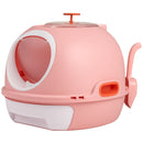 Helicopter-Style Covered Cat Litter Box with Pull-Out Tray – view 3