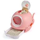 Helicopter-Style Covered Cat Litter Box with Pull-Out Tray – view 4