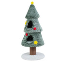 127 cm Plush Festive Cat Tower with Two Condos – view 4