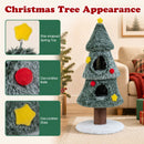 127 cm Plush Festive Cat Tower with Two Condos – view 8