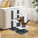 77 cm Cat Steps with Scratching Post and Four Platforms – view 2