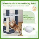 77 cm Cat Steps with Scratching Post and Four Platforms – view 8