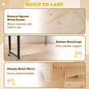 Two-Tier Wooden Hamster Habitat with Storage Shelf – view 9