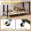Two-Tier Wooden Hamster Habitat with Storage Shelf – view 10