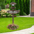 3-in-1 Solar Bird Bath with Gazebo Feeder and Planter – 10378 – image 5