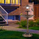 3-in-1 Solar Bird Bath with Gazebo Feeder and Planter – 10378 – image 6