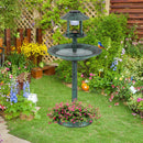 3-in-1 Solar Bird Bath with Gazebo Feeder and Planter – 18778 – image 1