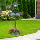3-in-1 Solar Bird Bath with Gazebo Feeder and Planter – 18778 – image 2