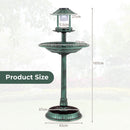 3-in-1 Solar Bird Bath with Gazebo Feeder and Planter – 18778 – image 4