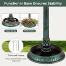 3-in-1 Solar Bird Bath with Gazebo Feeder and Planter – 18778 – image 6