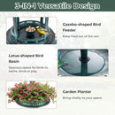 3-in-1 Solar Bird Bath with Gazebo Feeder and Planter – 18778 – image 7