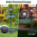 3-in-1 Solar Bird Bath with Gazebo Feeder and Planter – 18778 – image 8