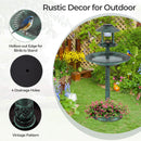 3-in-1 Solar Bird Bath with Gazebo Feeder and Planter – 18778 – image 10