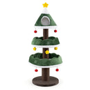 143 cm Festive Cat Tower with Star-Topped Condo – view 3
