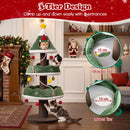 143 cm Festive Cat Tower with Star-Topped Condo – view 7