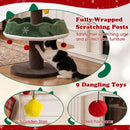 143 cm Festive Cat Tower with Star-Topped Condo – view 9