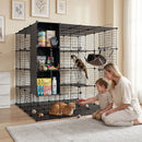 142 cm Four-Tier Cat Enclosure with Hammock and Storage – view 2