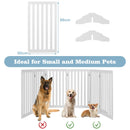 89 cm High Six-Panel Freestanding Pet Gate – view 5