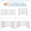 89 cm High Six-Panel Freestanding Pet Gate – view 6