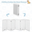 89 cm High Six-Panel Freestanding Pet Gate – view 7