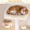 168 cm Cat Tower with Condo, Hammock and Two Perches – view 6
