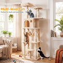 168 cm Cat Tower with Condo, Hammock and Two Perches – view 10