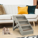 Four-Step Folding Pet Stairs with Felt Treads – view 2