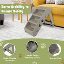 Four-Step Folding Pet Stairs with Felt Treads – view 8