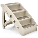 Four-Step Folding Pet Stairs with Felt Treads – view 3