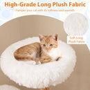 90 cm Pear Wood Cat Tree with Plush Perch – view 10