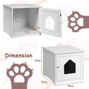 Two-Piece Cat Perch and White Litter Cabinet Set – view 6